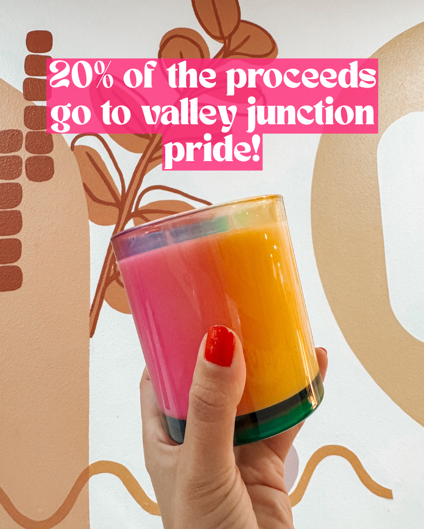 Rainbow Candle - Fruity Pebble Scent
