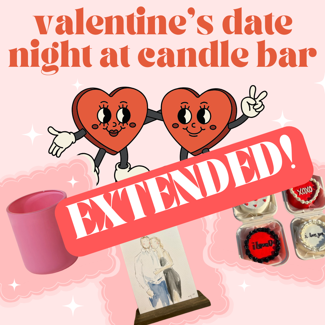 Valentine's Candle Pouring Event Ticket - EARLIER TIME!