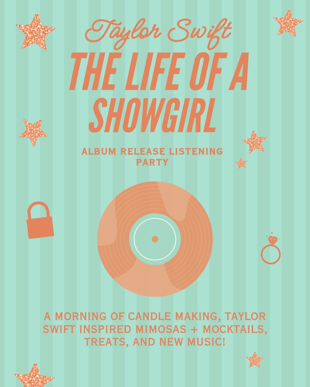 Life of a Showgirl Candle Making + Listening Party