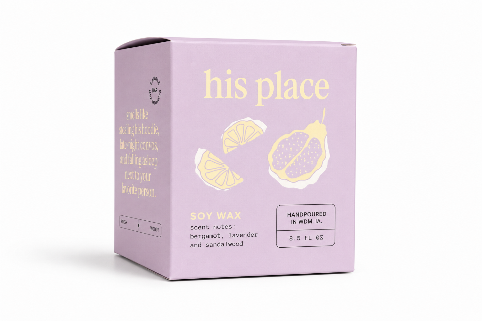 His Place Candle
