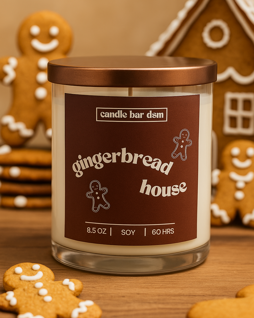 Gingerbread House Candle