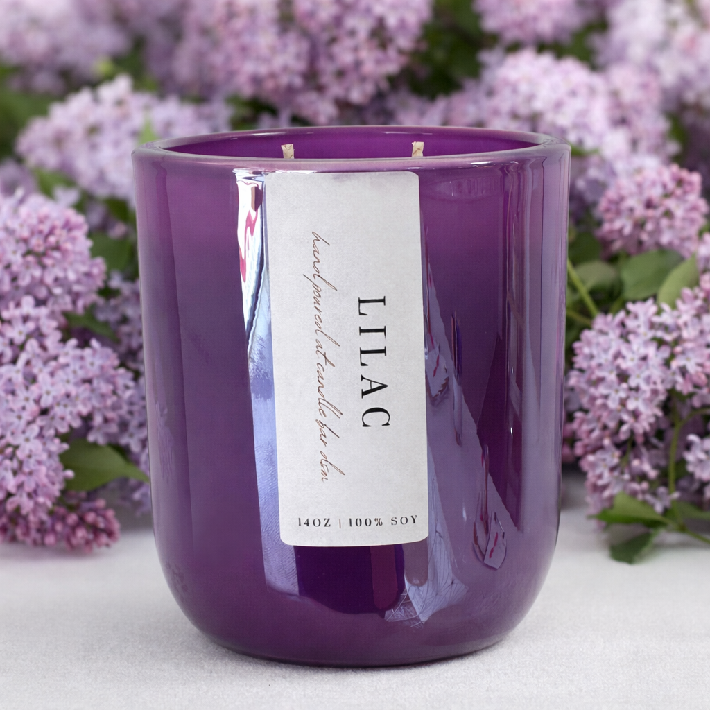 Lilac Candle