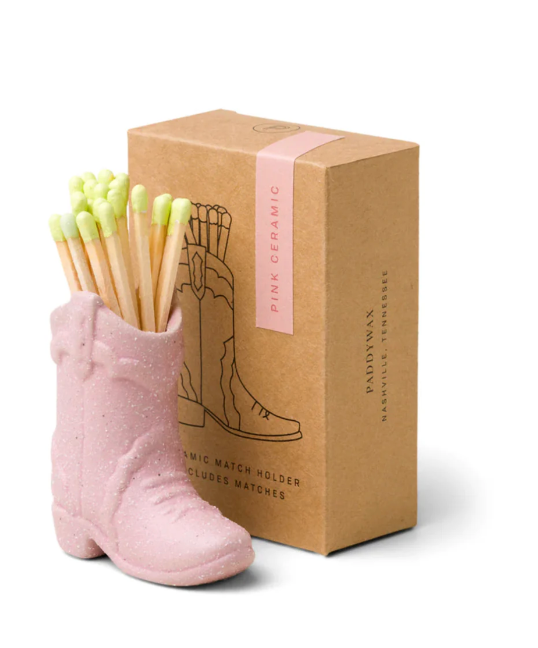 Cowboy Boot Match Holder - Pink